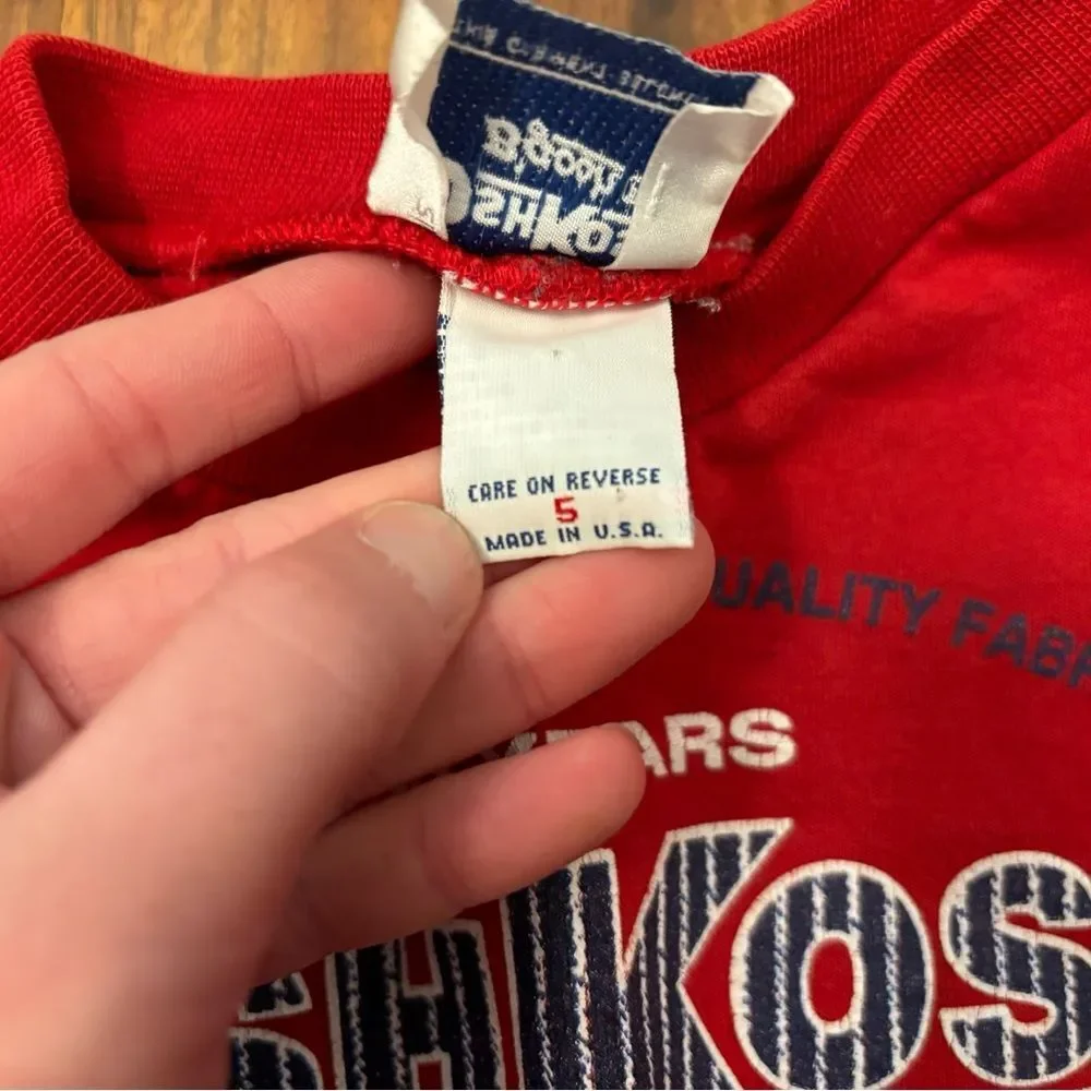 Osh Kosh B’Gosh Vintage Red Crewneck Sweatshirt